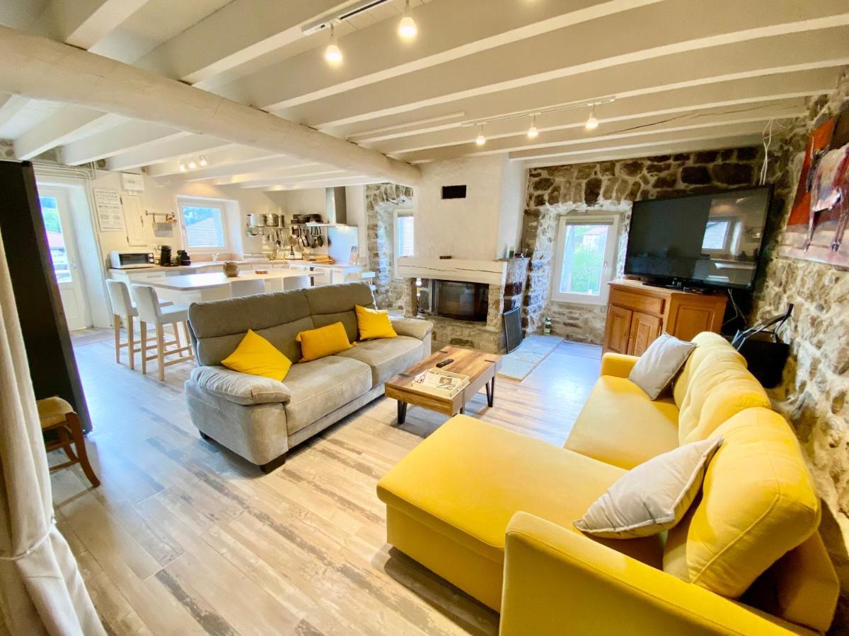 Gite De Groupe 160M2, 15P, Salle De Reception, Jardin, Terrasse Mazan-l'Abbaye Esterno foto